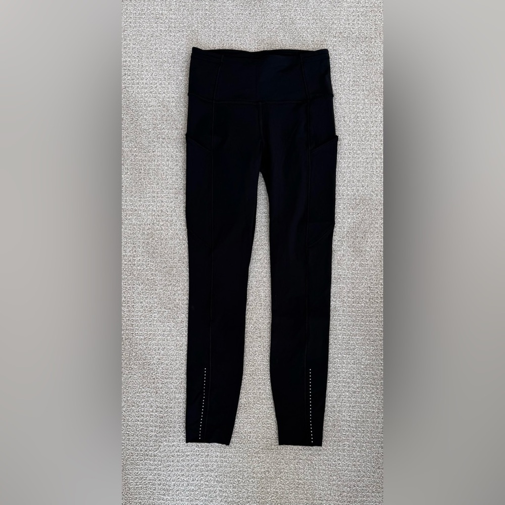 Lululemon Fast & Free 7/8 Tight II Nulux 25” Size 4
